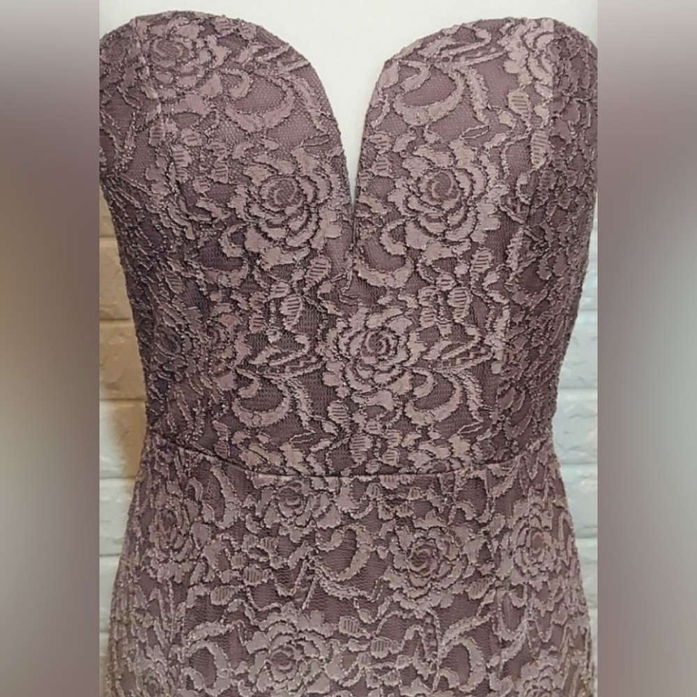 Venus Lace Violet Ombré Dress